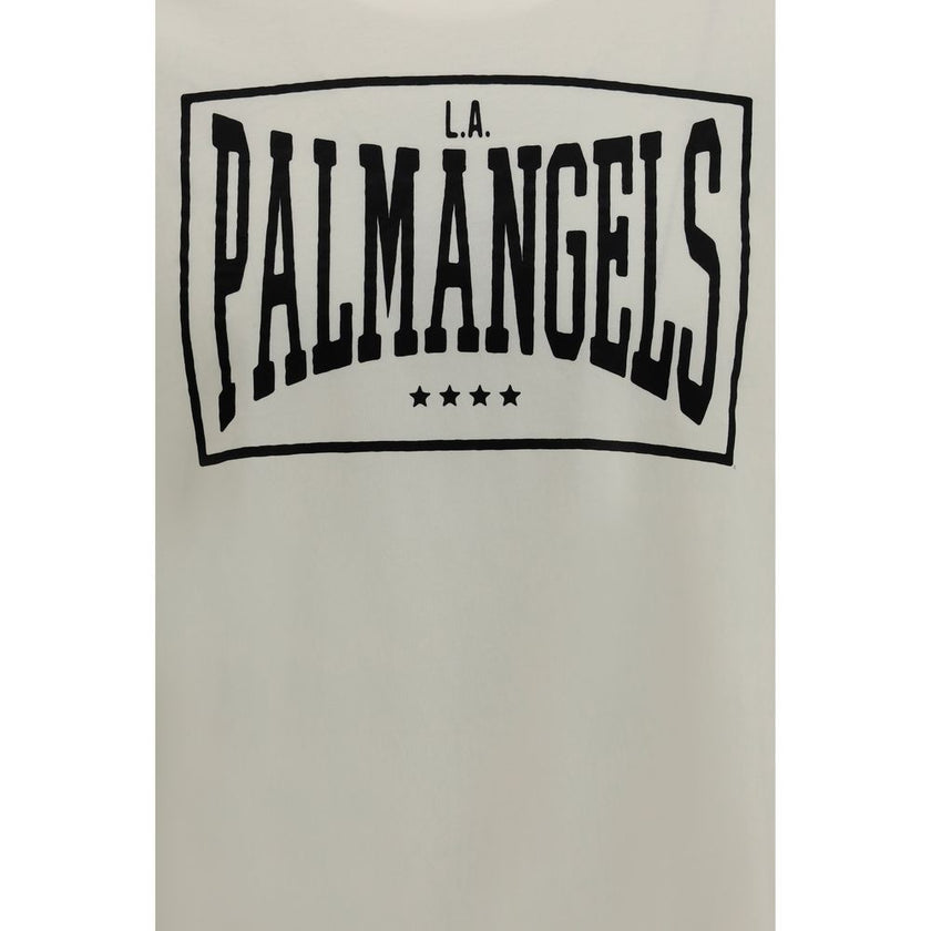 Palm Angels Beiges Baumwoll-T-Shirt