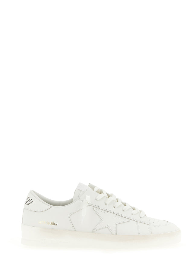 Golden Goose Low-Top-Sneaker aus Rindsleder in Weiß