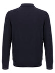 ZANONE Navyblue polo in pure virgin wool