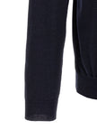 ZANONE Navyblue polo in pure virgin wool