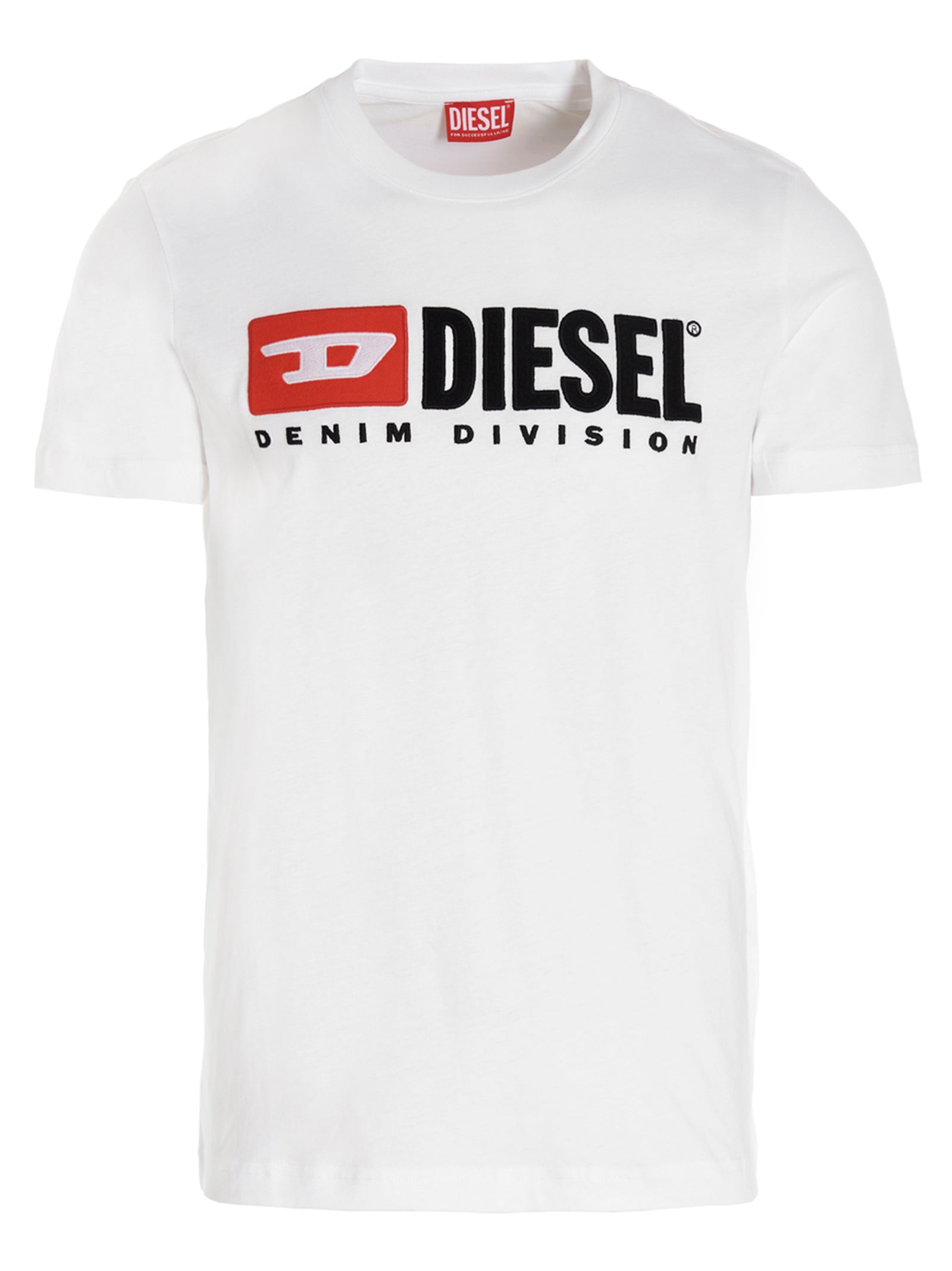 Diesel Weißes Baumwoll-T-Shirt
