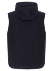 Brunello Cucinelli Blue Sleeveless Jacket in Polyamide