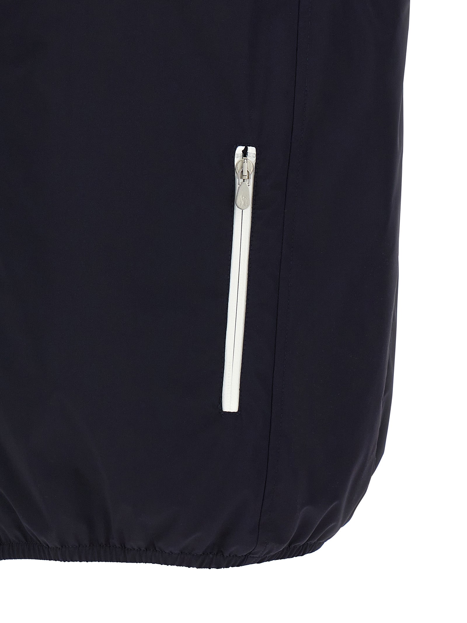 Brunello Cucinelli Blue Sleeveless Jacket in Polyamide