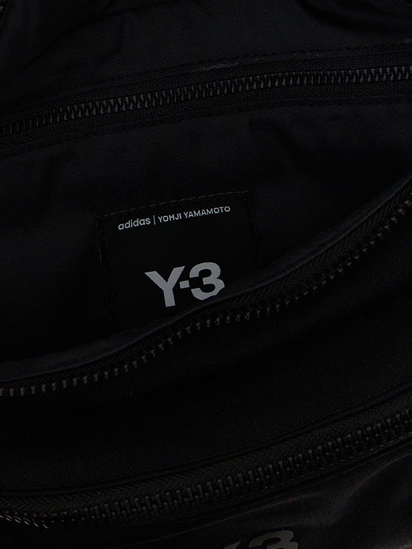 Y-3 Black Polyamide Crossbody Bag