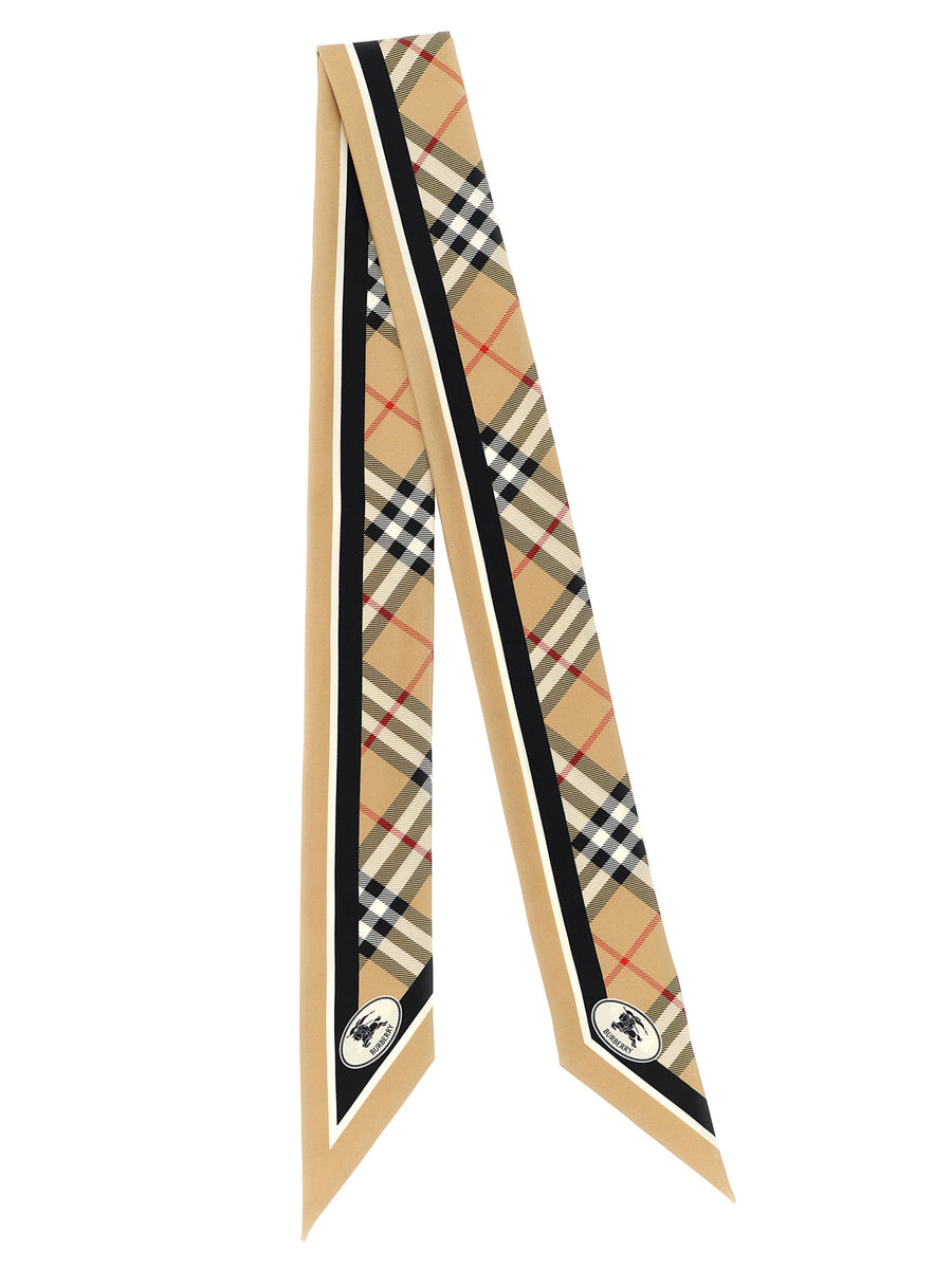 Burberry Beige Satin Scarf