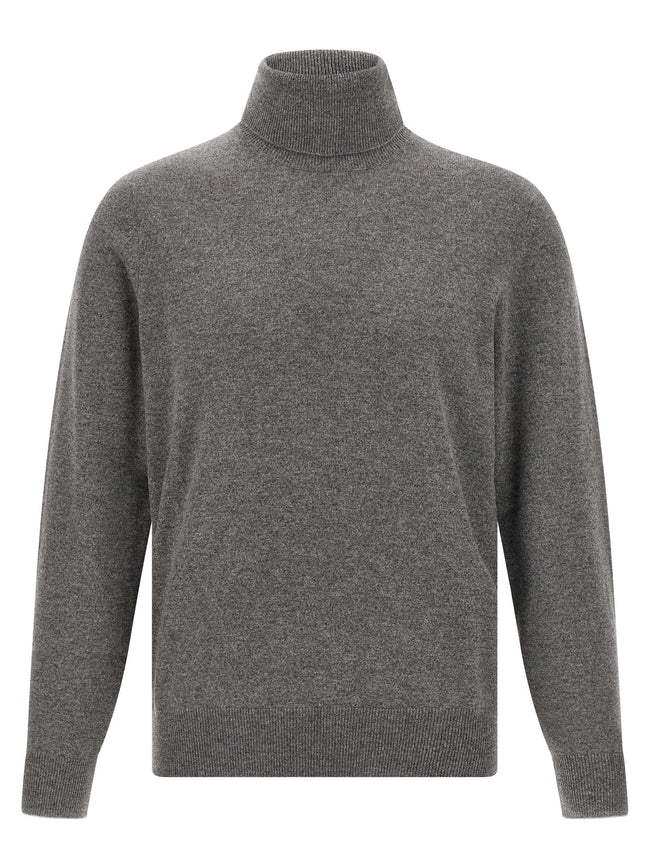 Brunello Cucinelli graue Kaschmir-Strickjacke