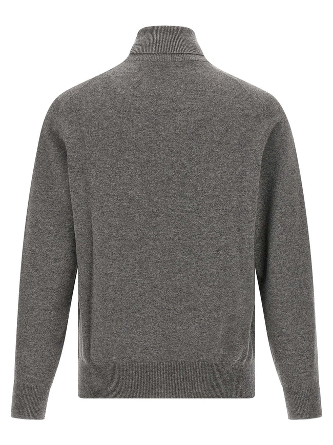 Brunello Cucinelli graue Kaschmir-Strickjacke