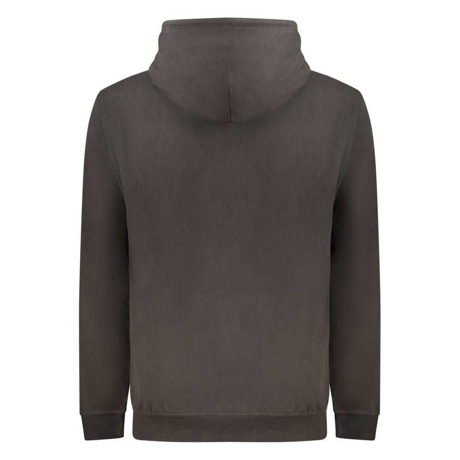 Tommy Hilfiger schwarzer Baumwoll-Sweatshirt mit Kapuze und Logoprint