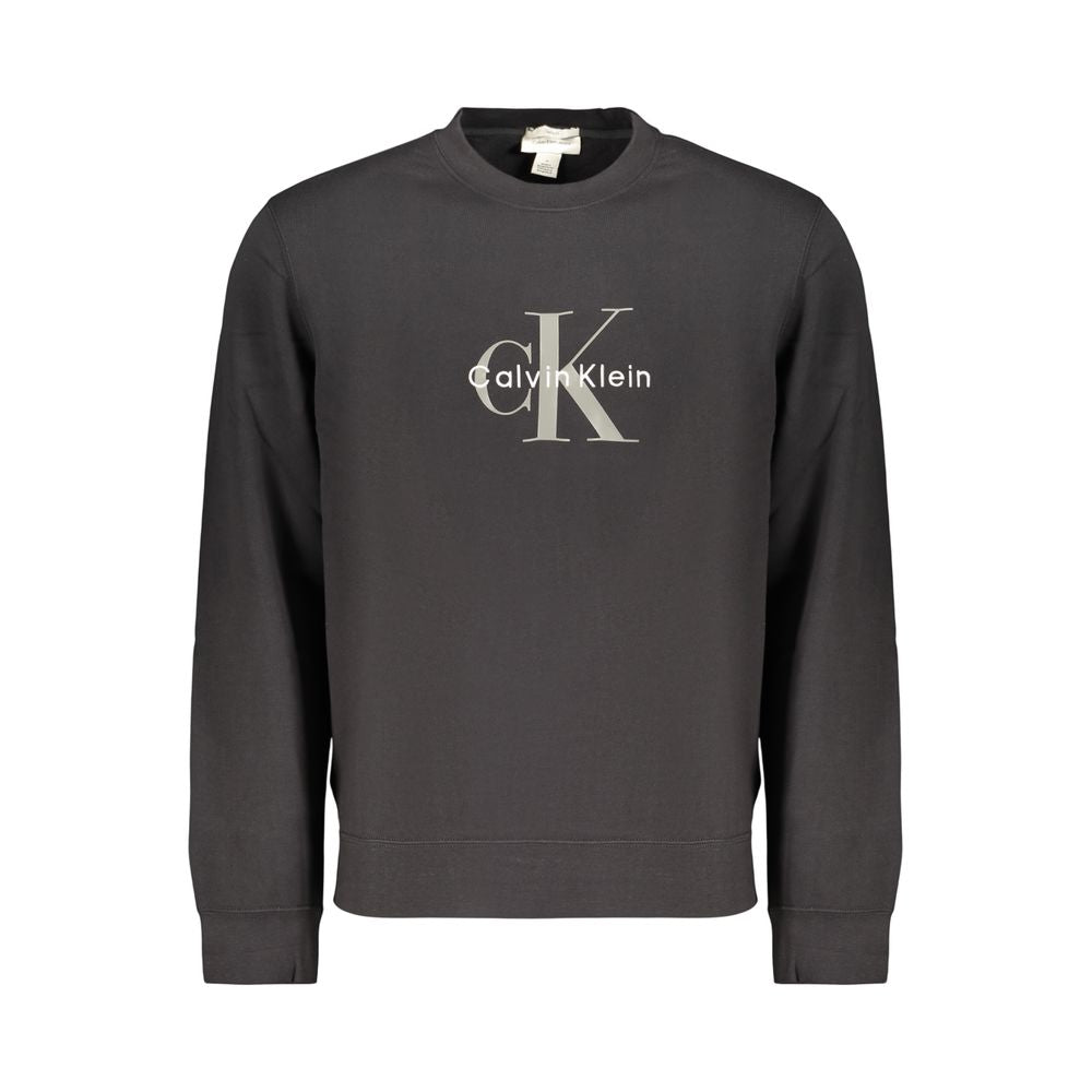 Calvin Klein Black Cotton Men's Sweatshirt