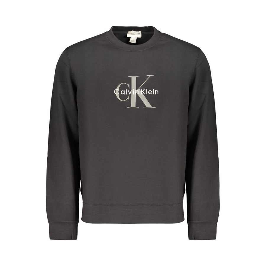 Calvin Klein Black Cotton Men's Sweatshirt