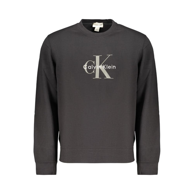 Calvin Klein Schwarzer Baumwoll-Herren-Sweatshirt