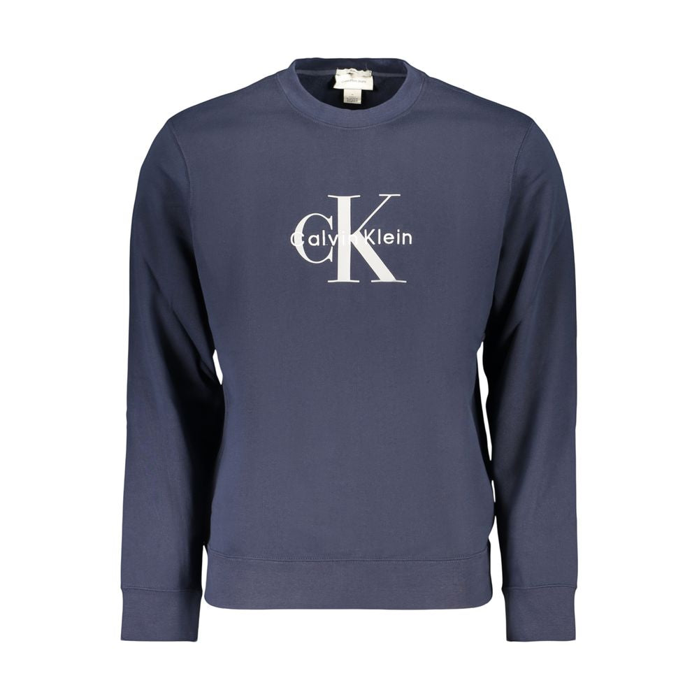 Calvin Klein Men's Blue Cotton Sweatshirt