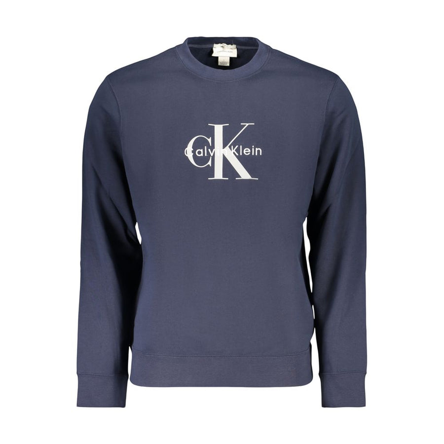 Calvin Klein Men's Blue Cotton Sweatshirt