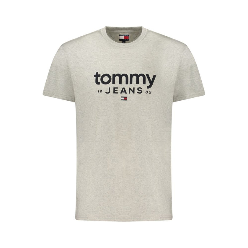 Tommy Hilfiger Grigio Baumwoll-T-Shirt für Herren