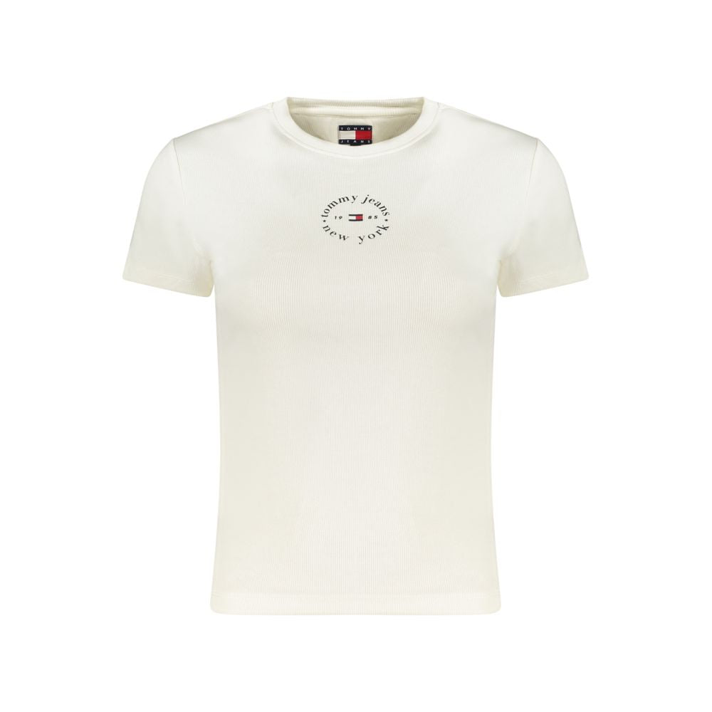 Tommy Hilfiger White Cotton T-Shirt