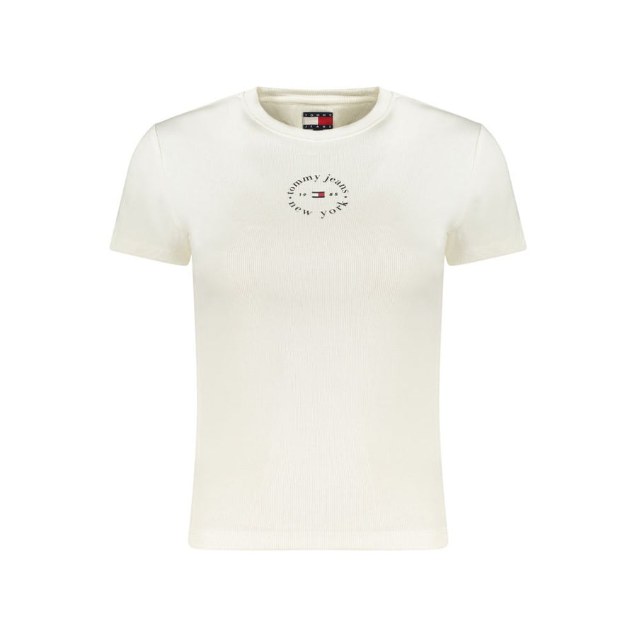 Tommy Hilfiger Weißes Baumwoll-T-Shirt