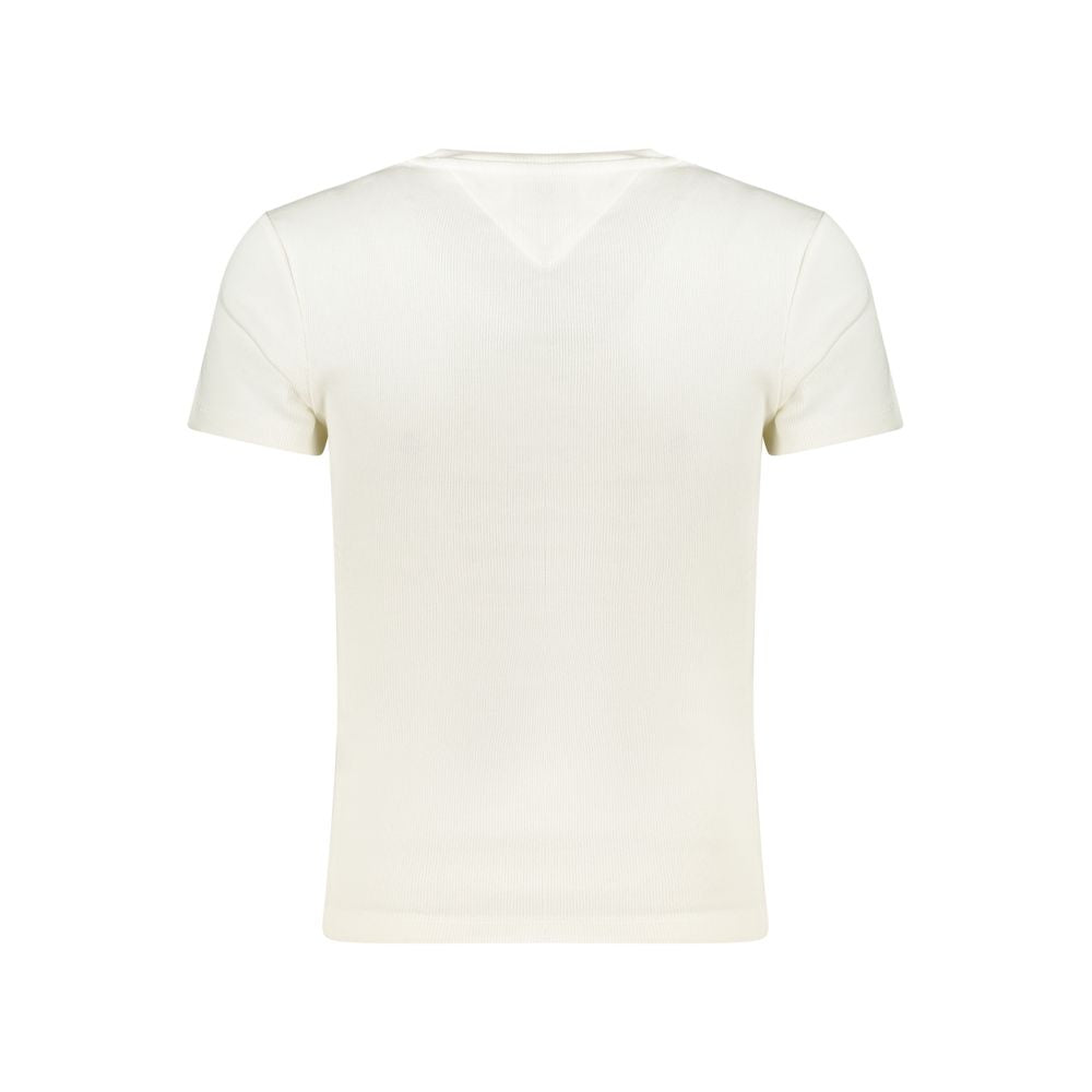 Tommy Hilfiger White Cotton T-Shirt