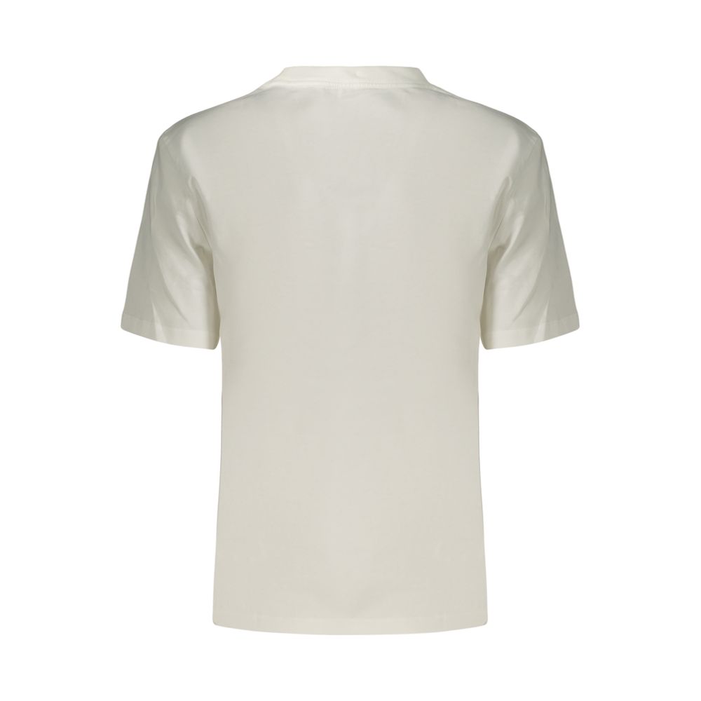 Calvin Klein Women's White Cotton T-Shirt