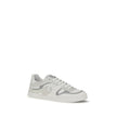 Dolce & Gabbana Weiße Low-Top-Sneaker aus Kalbsleder Bos Taurus
