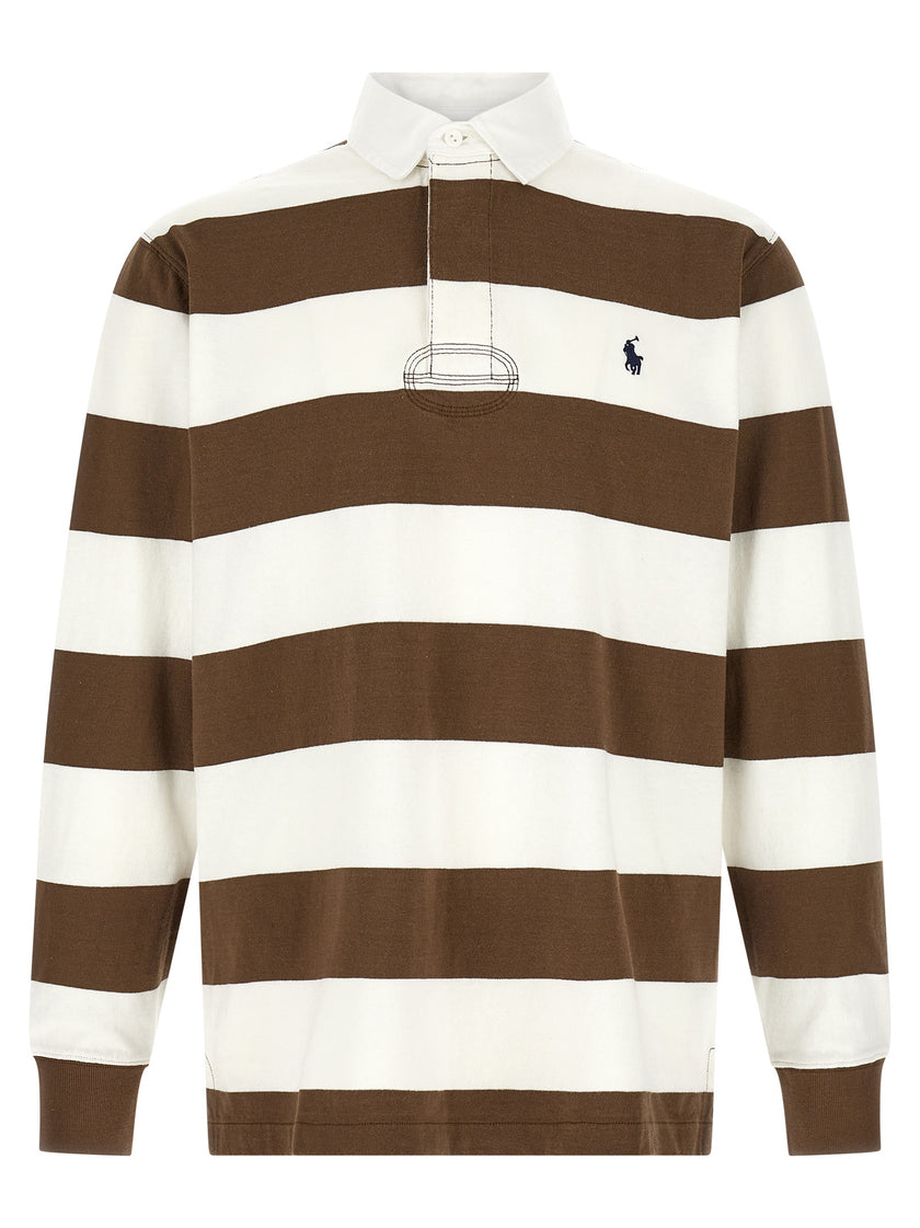 Polo Ralph Lauren Braunes Baumwoll-Poloshirt