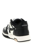 Off-White Bicolor Low-Top-Sneaker aus Kalbsleder
