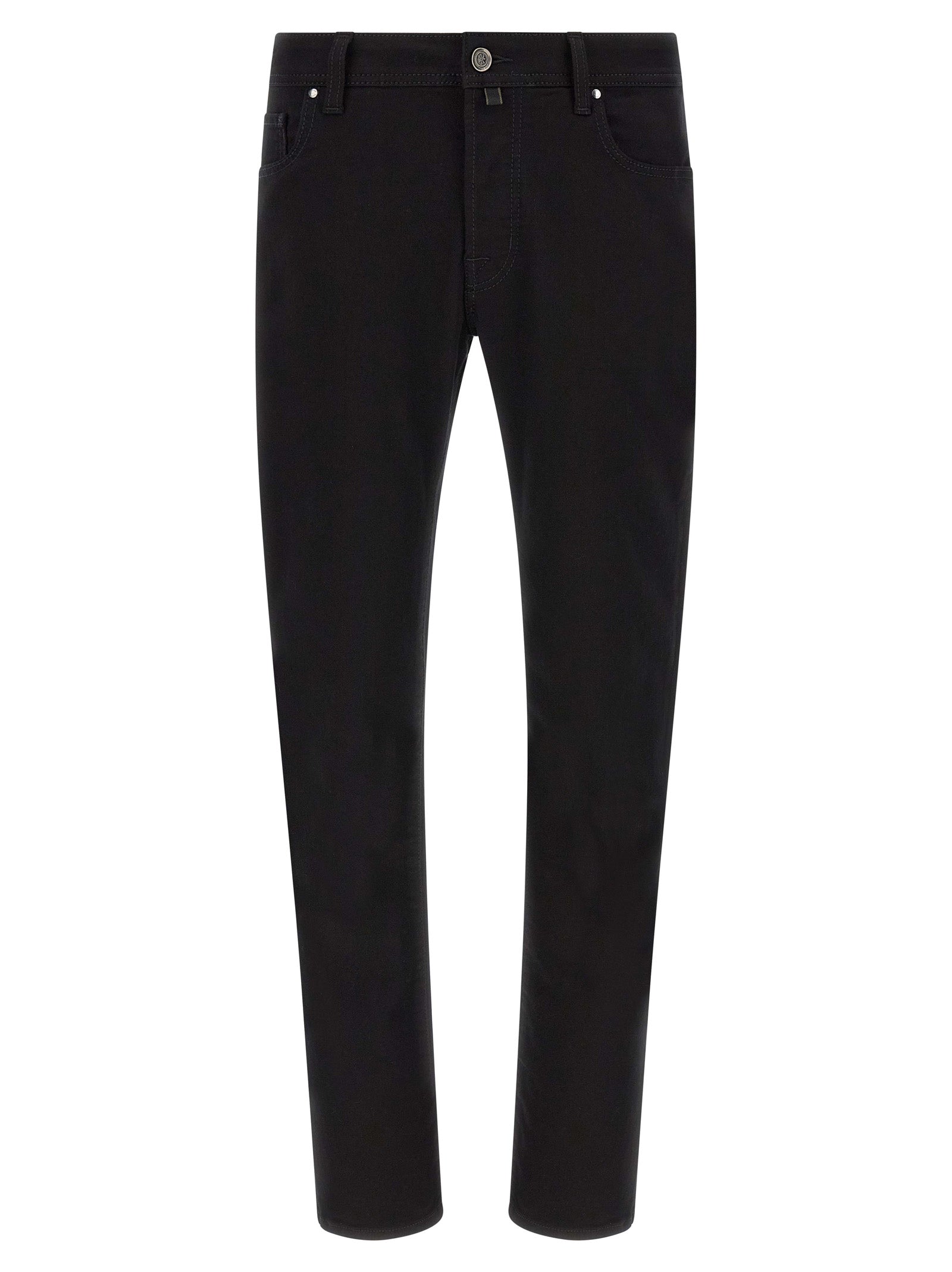 Jacob Cohen schwarze Baumwoll-Jeans mit geradem Bein