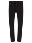 Jacob Cohen schwarze Baumwoll-Jeans mit geradem Bein