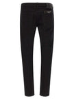 Jacob Cohen schwarze Baumwoll-Jeans mit geradem Bein