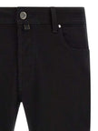 Jacob Cohen schwarze Baumwoll-Jeans mit geradem Bein