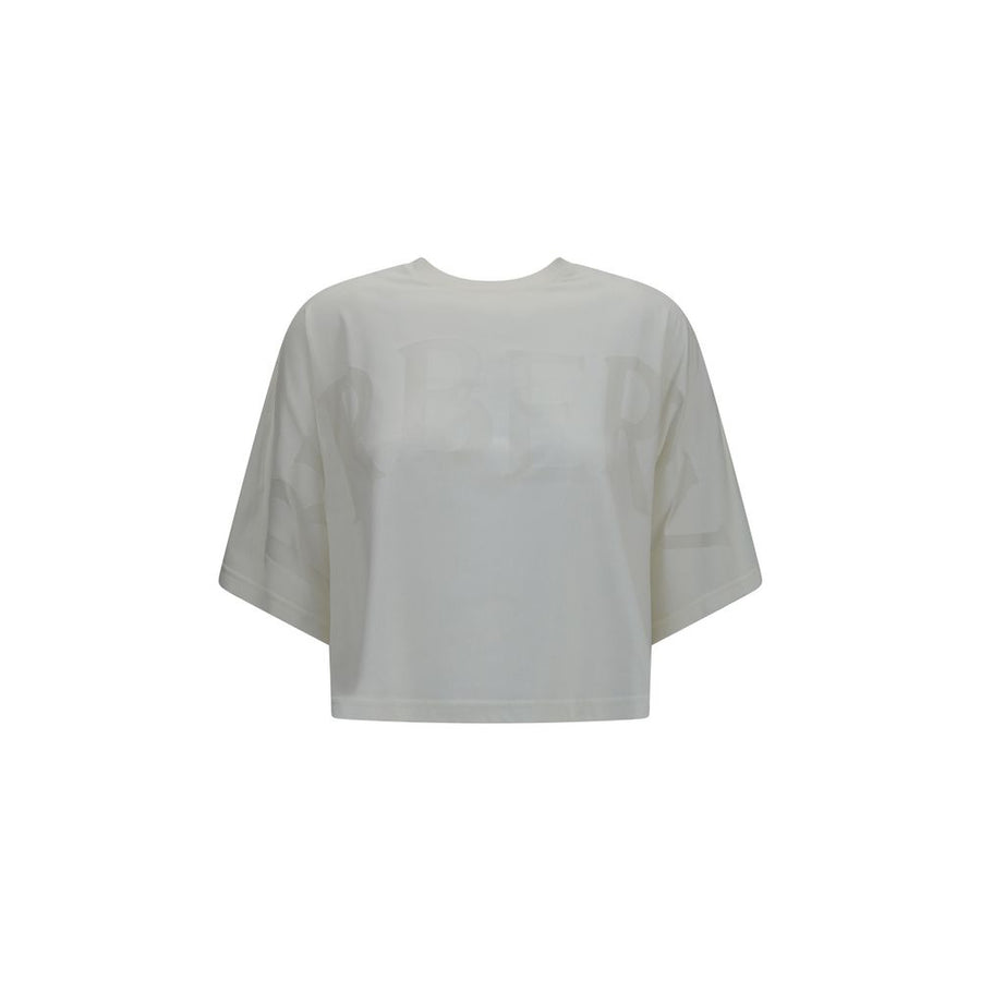 Burberry Weißes Baumwoll-T-Shirt