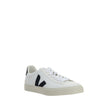 Veja Weiße Low-Top-Sneaker aus Kalbsleder Bos Taurus