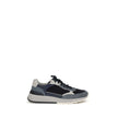 Brunello Cucinelli Blaue Kalbsleder Bos Taurus Sportschuhe