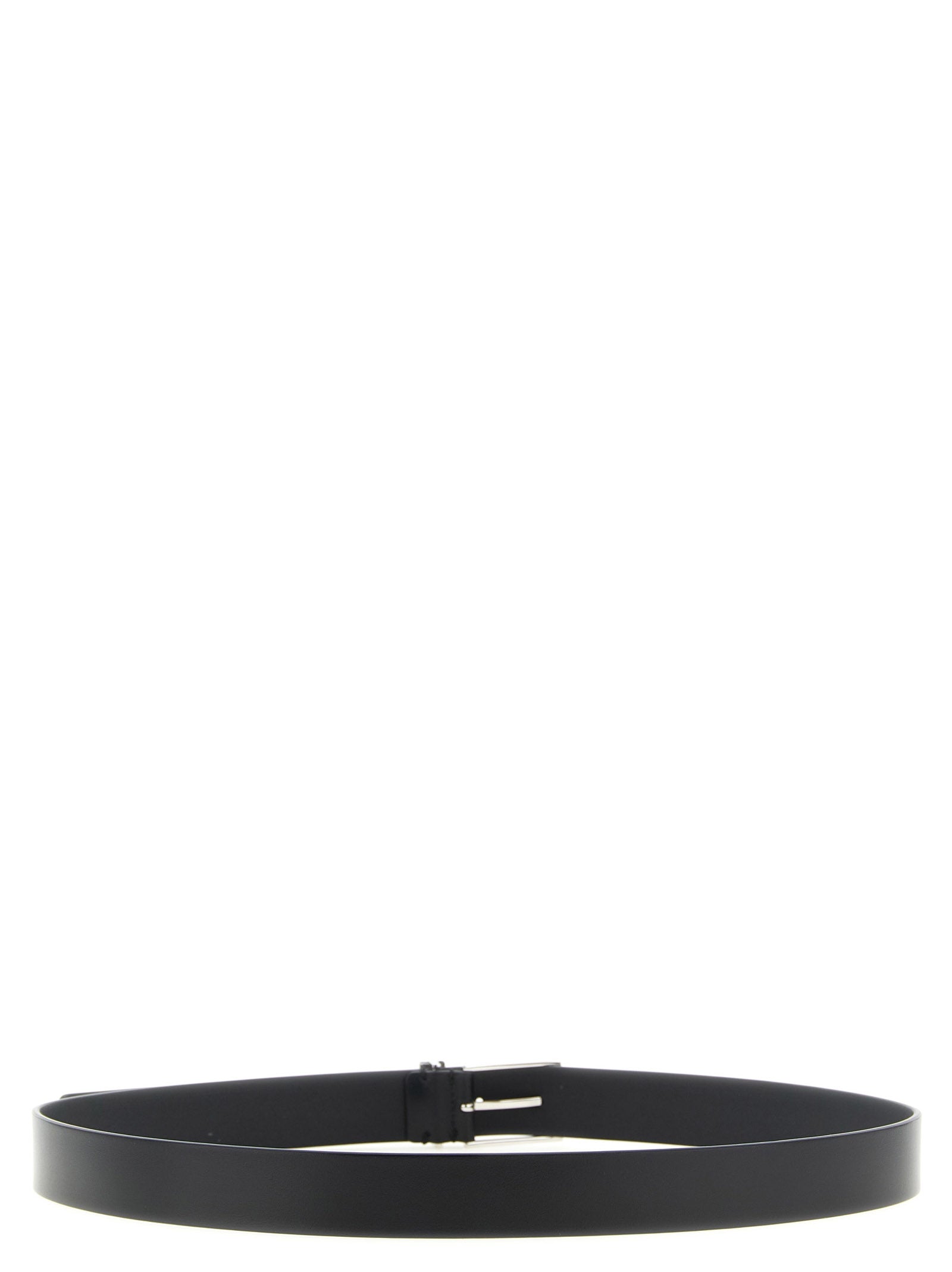 Tom Ford Narrow Belt in Black Calfskin