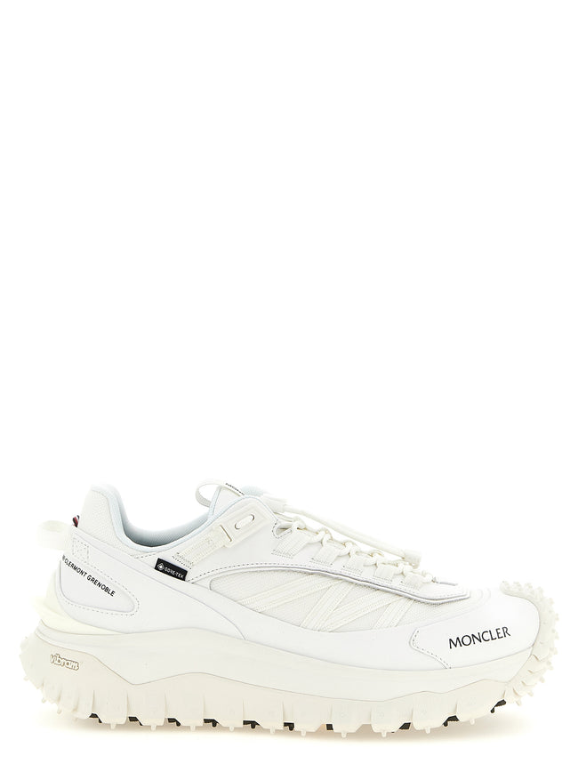 Moncler Weiße Leder-Athletic-Sneaker