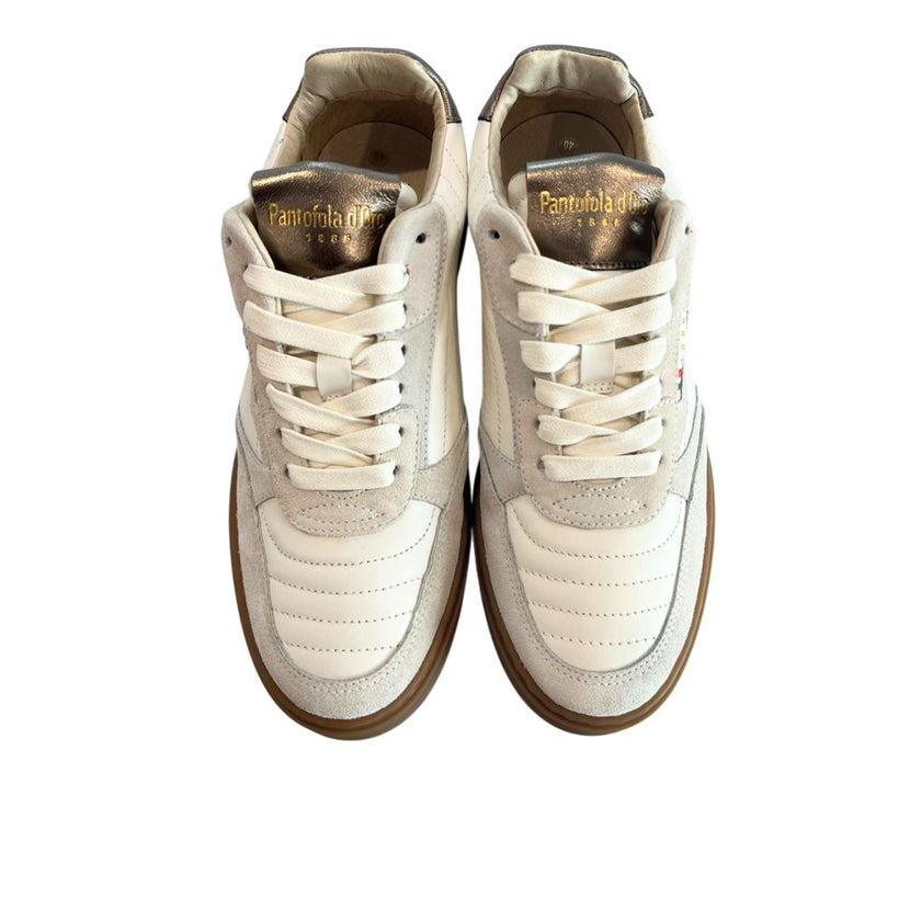 Pantofola D'Oro Herren-Sneaker aus beigem Wildleder