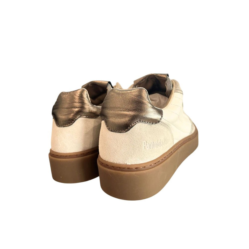 Pantofola D'Oro Herren-Sneaker aus beigem Wildleder