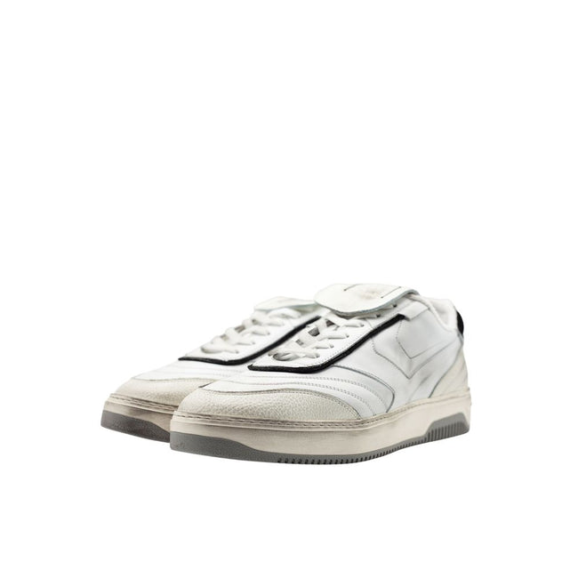 Pantofola D'Oro Herren-Sneaker aus weißem Wildleder