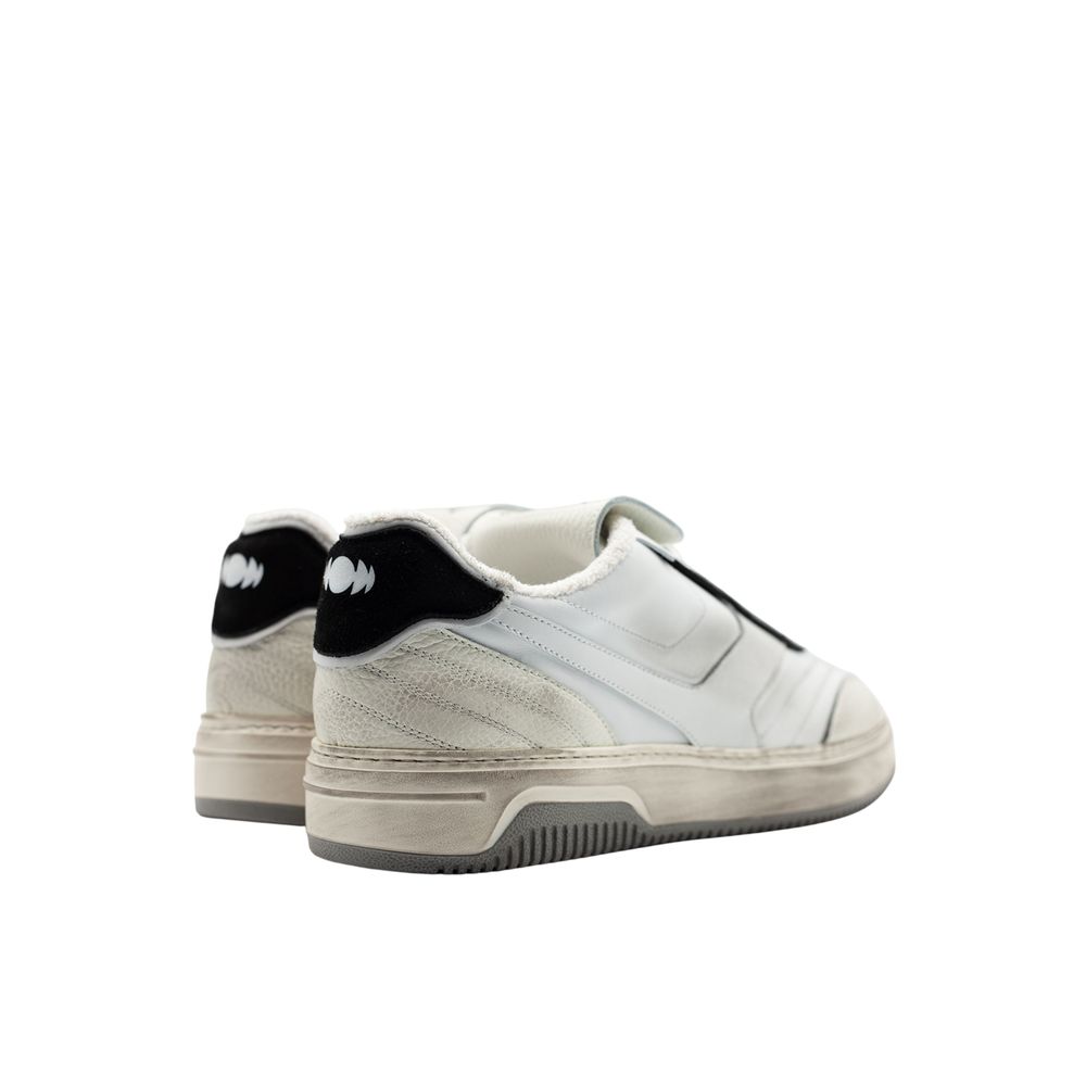 Pantofola D'Oro Herren-Sneaker aus weißem Wildleder