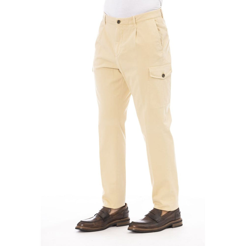Peserico Beige Baumwollhose für Herren
