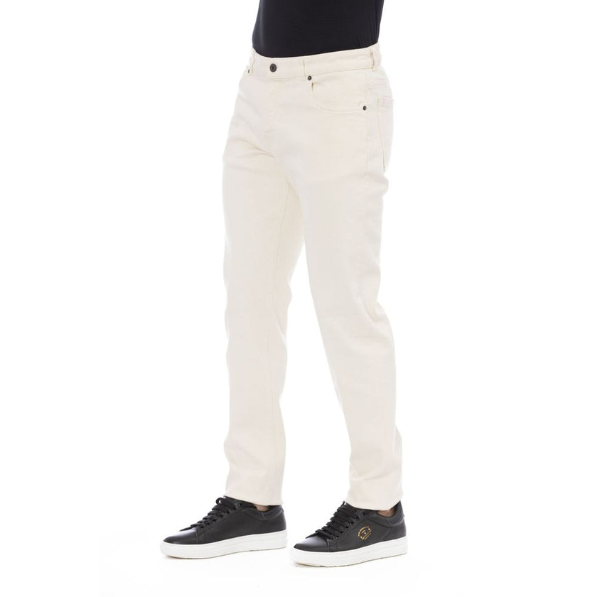 Peserico Weiße Baumwollhose für Herren