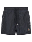 Moncler Blue Polyamide Cargo Shorts