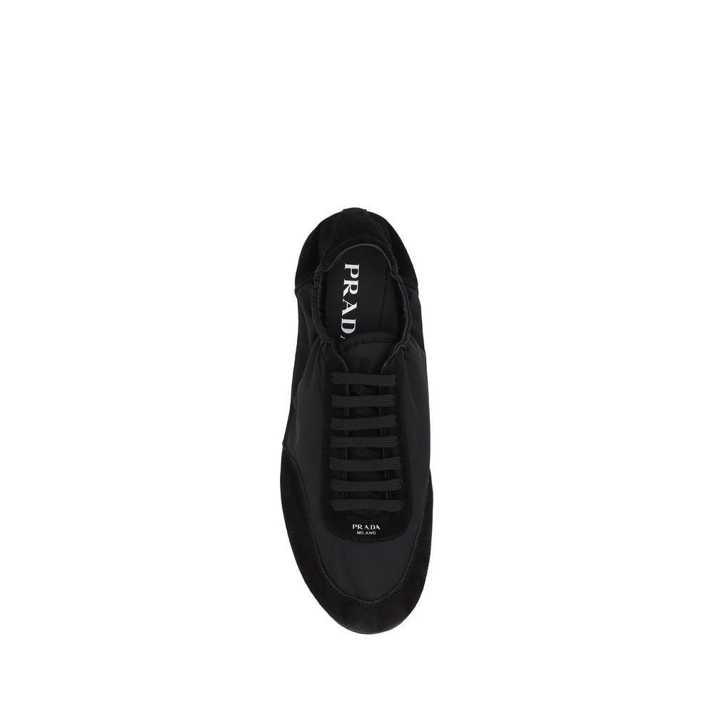 Prada Black Sneakers in Recycled Polyamide