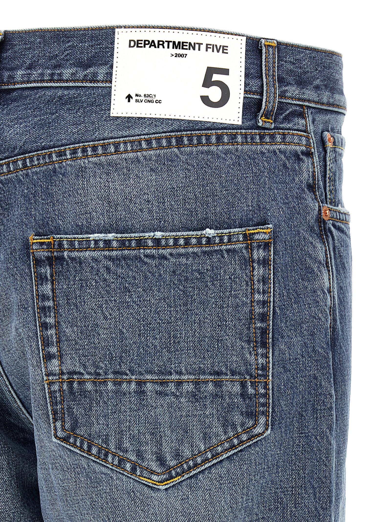 Department 5 blaue Relaxed-Fit-Baumwolljeans