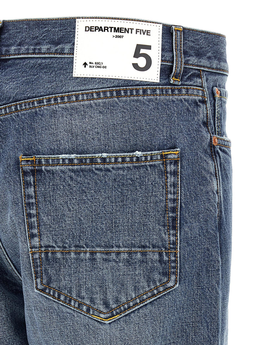 Department 5 blaue Relaxed-Fit-Baumwolljeans