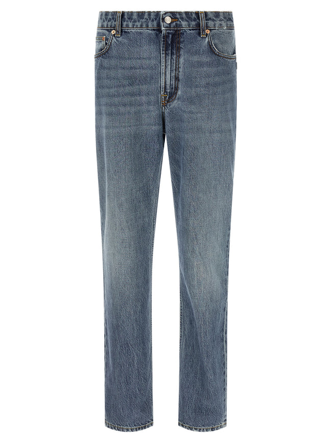 Department 5 Blaue Baumwolljeans im Relaxed Fit