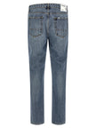 Department 5 Relaxed Fit Jeans aus blauer Baumwolle