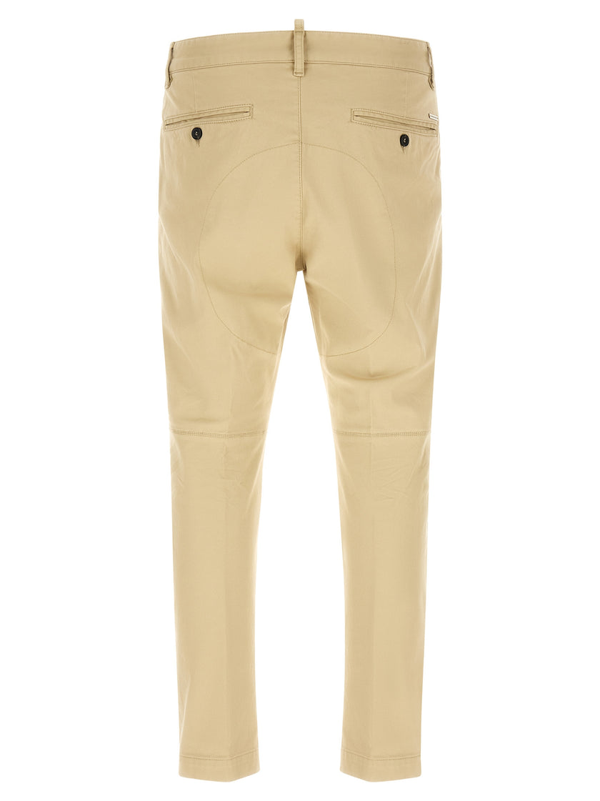 Dsquared² Beige Baumwoll-Cargohose