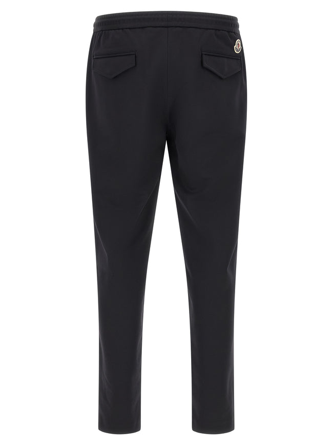 Moncler Schwarze Polyamid-Jogginghose (Trainingshose)