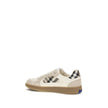 Burberry Beige Calf Leather Bos Taurus Low Top Sneakers