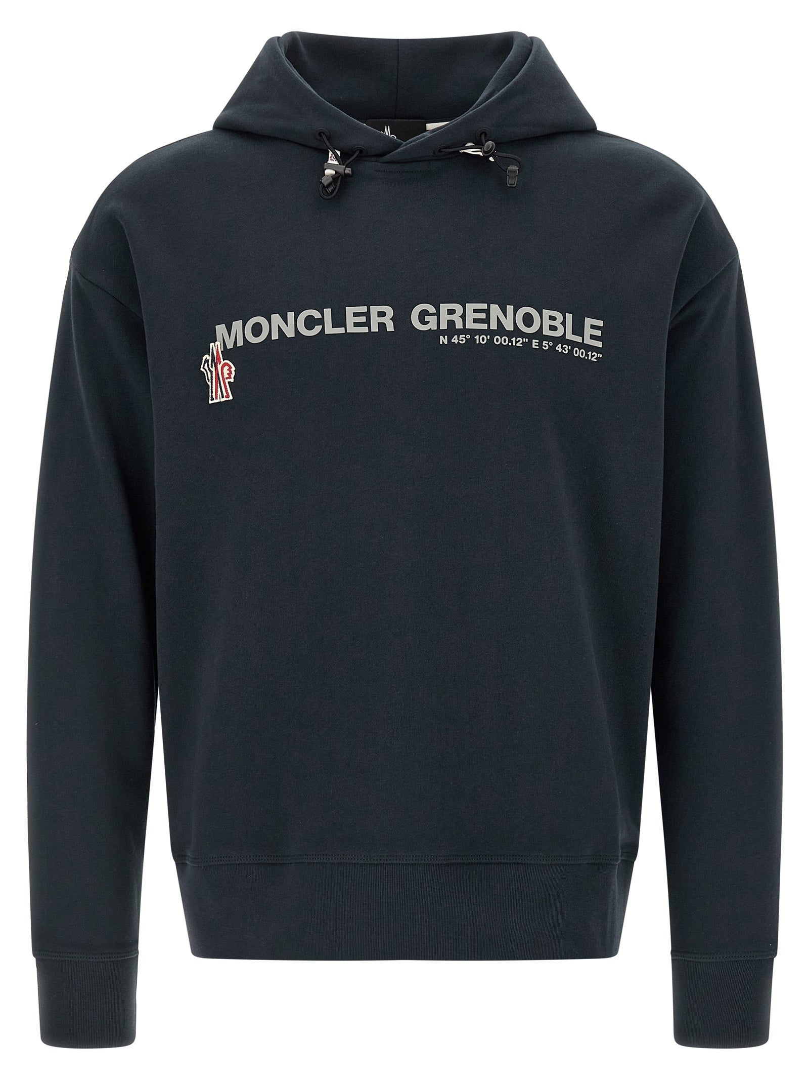 Moncler Grenoble blaues Baumwoll-Sweatshirt